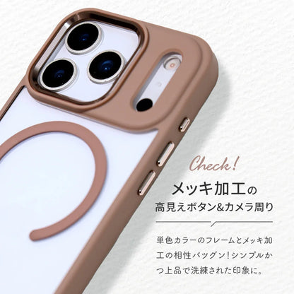 iPhone 17 17 Air 17 Pro 17 Pro Max  MagSafe 透明 おしゃれ 大人っぽ クリア 韓国  16 15 14 13 12 pro max plus | グレイスフルマグセーフ