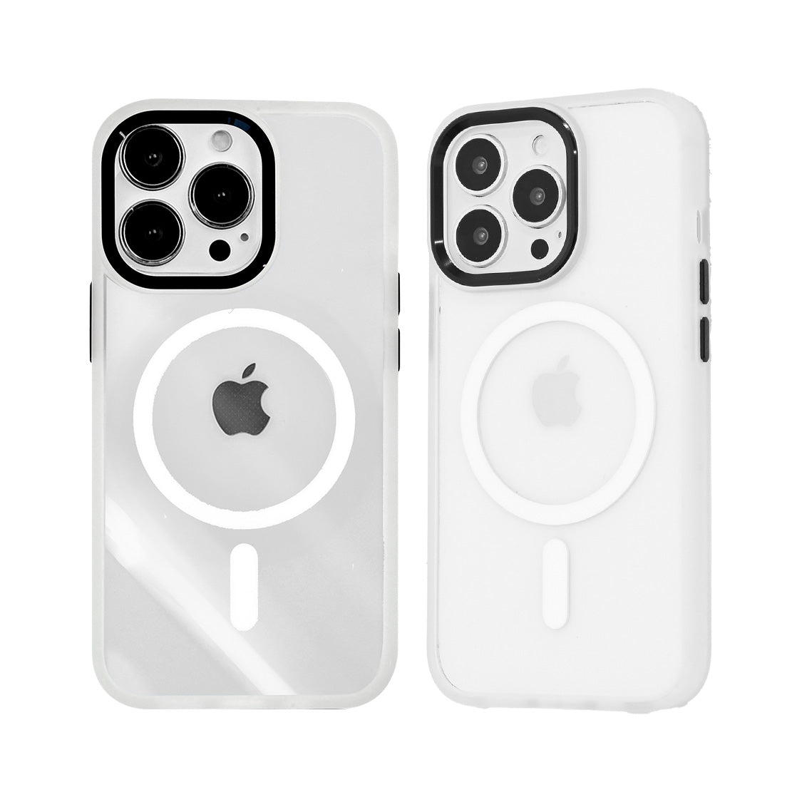 iPhoneケースクリアマグセーフホワイト16promax