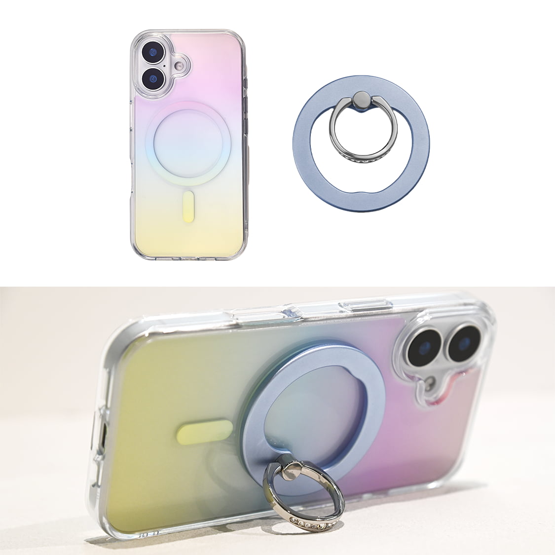 りんご堂 耐衝撃 透明 黄ばまない iPhone ケース クリア MagSafe マグセーフ   iPhone15 ProMaxPlusiPhone15iPhone14ProMaxiPhoneSESE3第3世代iPhone13ケースiPhoneケースクリア透明iPhone1212SE2iPhone11iPhone8iPhone7アイフォンケース アイフォン 14アイフォンSE 韓国 クリアケース おしゃれ 可愛い グラデーションケース リングセット