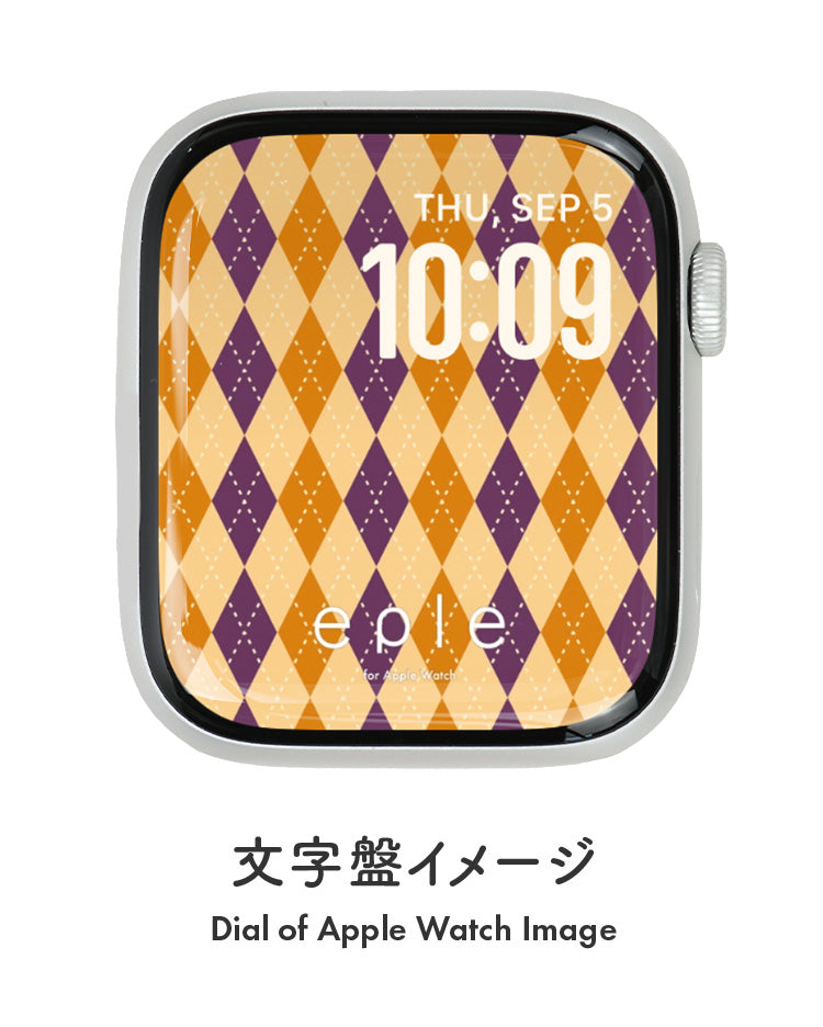 Apple Watch（アップルウォッチ）  無料文字盤 ハロウィン 斜めチェック | #26