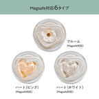 スマホグリップ グリップトップ おしゃれ かわいい MagSafe シール 宝石 ハート 花 |ジュエリーグリップ