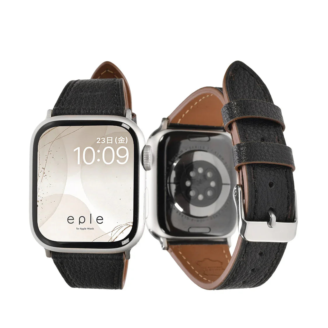Apple Watch レザーバンド 細身 イタリア製 本革 くすみカラー ベルト | ルーチェ