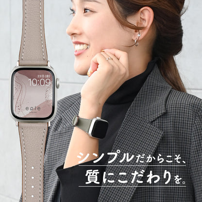 【ルーチェ】 アップルウォッチ バンド レディース 女性 おしゃれ 本革 くすみカラー ビジネス 仕事 49mm 46mm 45mm 44mm 42mm 41mm 40mm 38mm Apple Watch series 11 10 9 8 7 6 5 4 3 SE SE2 SE3 第2世代 ベルト ブランド 革 レザー   全機種対応 高級 メンズ かわいい くすみ 49mm Ultra りんご堂