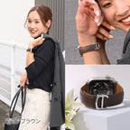 本革 レザー アップルウォッチ バンド Dバックル レディース ｜Lue ルーエ