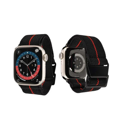 アップルウォッチバンドスポーツapplewatchナイロンスポーツベルトスマートウォッチスポーツバンドメンズレディースおしゃれシンプルapplewatchseries4【 38mm/40mm/41mm 兼用 】と 【 42mm/44mm/45mm 兼用 】の2種類です。Series1/2/3/4/5/6/SE/ウルトラ/ウルトラ2対応｜マリーンナショナル2｜