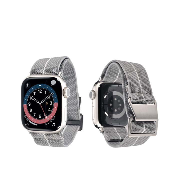 弾性 ナイロン AppleWatch （ アップルウォッチ ） バンド 通気性 アウトドア メンズ おすすめ  |マリーンナショナルストラップ 2