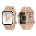 【もこかわ】AppleWatch バンド レディース シリコン キルティングデザイン 金属アレルギー｜マトラッセ