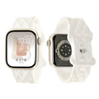 【もこかわ】AppleWatch バンド レディース シリコン キルティングデザイン 金属アレルギー｜マトラッセ
