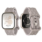 【もこかわ】AppleWatch バンド レディース シリコン キルティングデザイン 金属アレルギー　　@マトラッセ