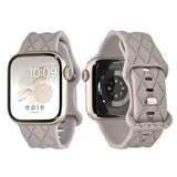 【もこかわ】AppleWatch バンド レディース シリコン キルティングデザイン 金属アレルギー　　@マトラッセ