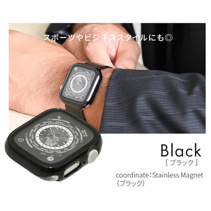【シリーズ11・SE3対応】ミロワールケース | 覗き見防止・クリアタイプ艶々AppleWatch（アップルウォッチ） ケース