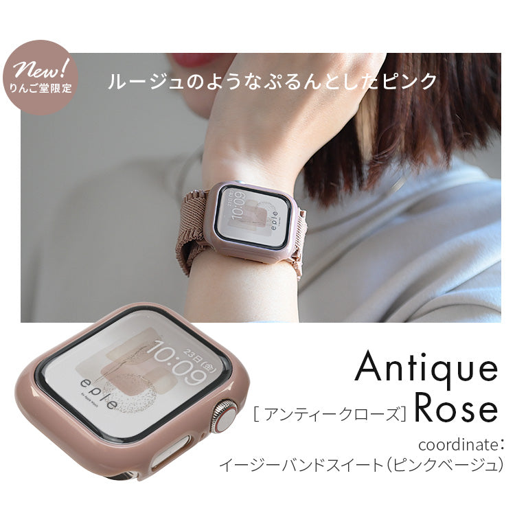 【シリーズ11・SE3対応】ミロワールケース | 覗き見防止・クリアタイプ艶々AppleWatch（アップルウォッチ） ケース