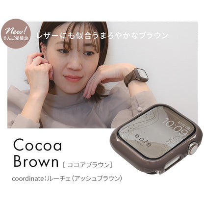 【シリーズ11・SE3対応】ミロワールケース | 覗き見防止・クリアタイプ艶々AppleWatch（アップルウォッチ） ケース