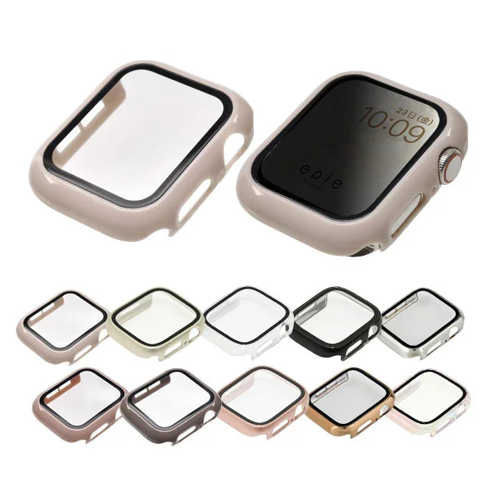 【シリーズ11・SE3対応】ミロワールケース | 覗き見防止・クリアタイプ艶々AppleWatch（アップルウォッチ） ケース