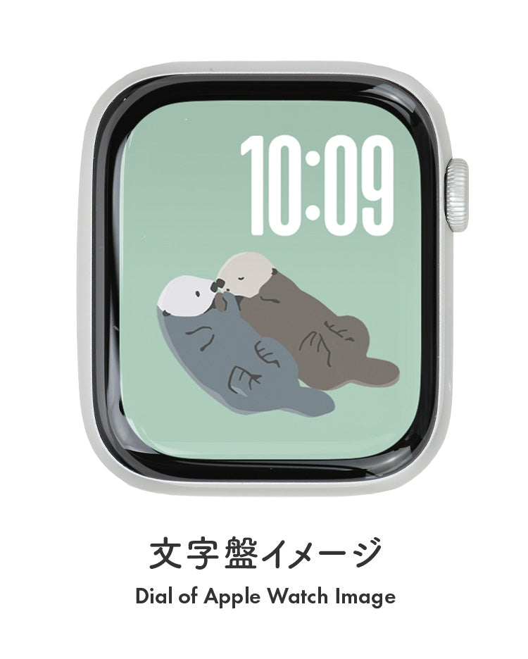 Apple Watch（アップルウォッチ）  無料文字盤  @#ラッコ柄5