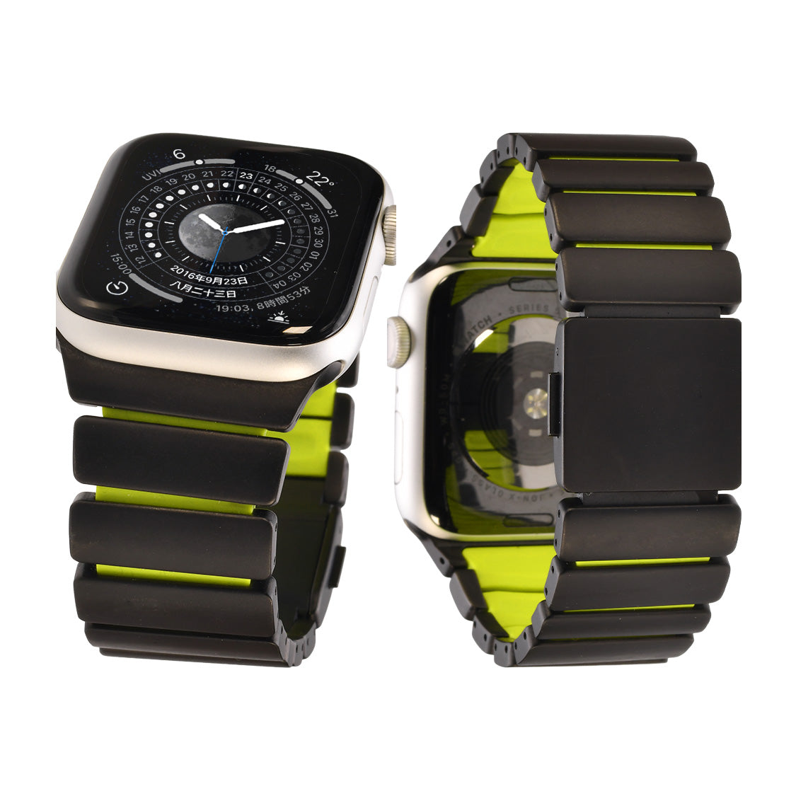 傷が付きにくい 進化した Apple Watch チタン バンド 【シリーズ11・SE3・Ultra3対応】  | ソリッド チタニウム ネオ