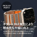 傷が付きにくい 進化した Apple Watch チタン バンド 【シリーズ11・SE3・Ultra3対応】  | ソリッド チタニウム ネオ