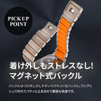 傷が付きにくい 進化した Apple Watch チタン バンド 【シリーズ11・SE3・Ultra3対応】  | ソリッド チタニウム ネオ