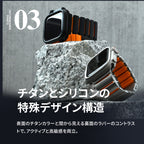 傷が付きにくい 進化した Apple Watch チタン バンド 【シリーズ11・SE3・Ultra3対応】  | ソリッド チタニウム ネオ