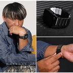 傷が付きにくい  Apple Watch チタン バンド 男性 【シリーズ11・SE3・Ultra3対応】  @ソリッド チタニウム ネオ