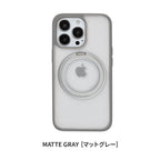 iPhone 17シリーズ対応 ケース クリア・マットタイプ MagSafe対応 360度回転 スタンドリング付き@ローテートケース