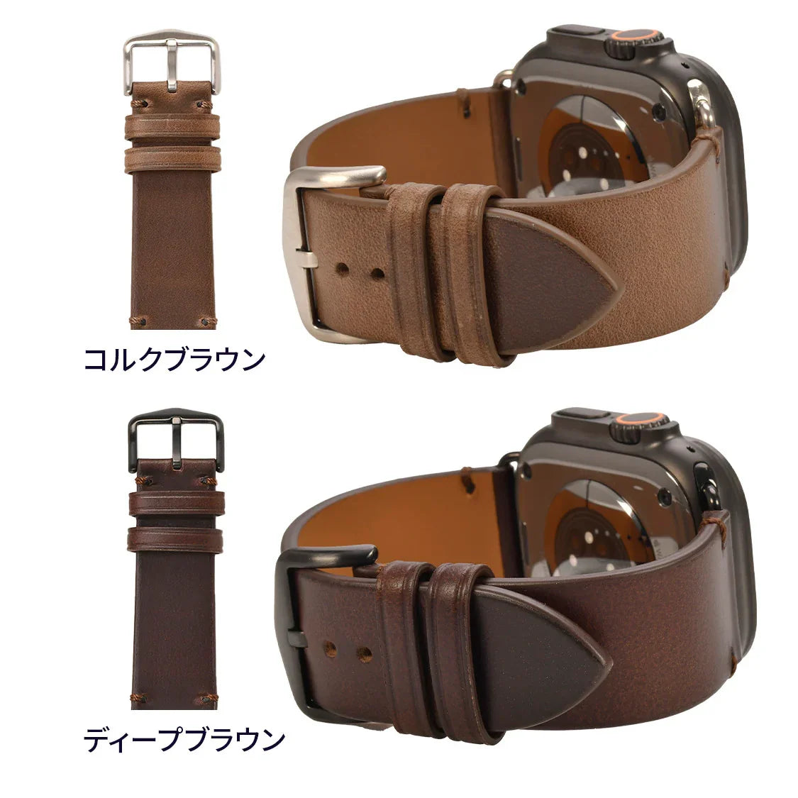 本革 高級レザー  アップルウォッチバンド 男性 60代 50代 30代 40代 プレゼント ギフト | OBLAVVA オブラヴァ