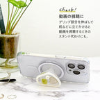 スマホグリップ グリップトップ おしゃれ かわいい MagSafe シール 宝石 ハート 花 |ジュエリーグリップ