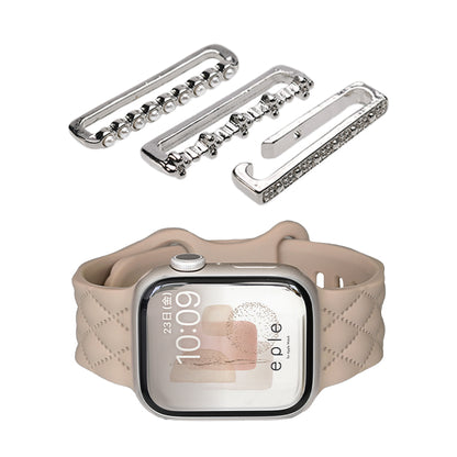 大人可愛い キルティング 柄 アップルウォッチ  シリコンバンド AppleWatch Band | マトラッセ