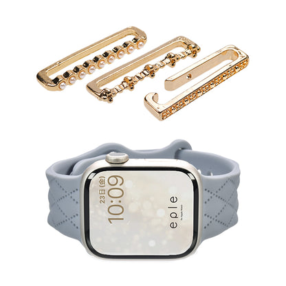 大人可愛い キルティング 柄 アップルウォッチ  シリコンバンド AppleWatch Band | マトラッセ