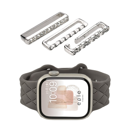 大人可愛い キルティング 柄 アップルウォッチ  シリコンバンド AppleWatch Band | マトラッセ