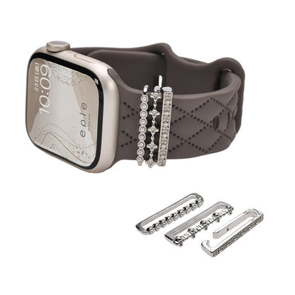 アップルウォッチ チャーム かわいい バンド アクセサリー AppleWatch ウルトラ 10 9 8 7 6 SE 5 4 3 2 1 おしゃれ ゴールド シルバー | アクセサリー チャーム