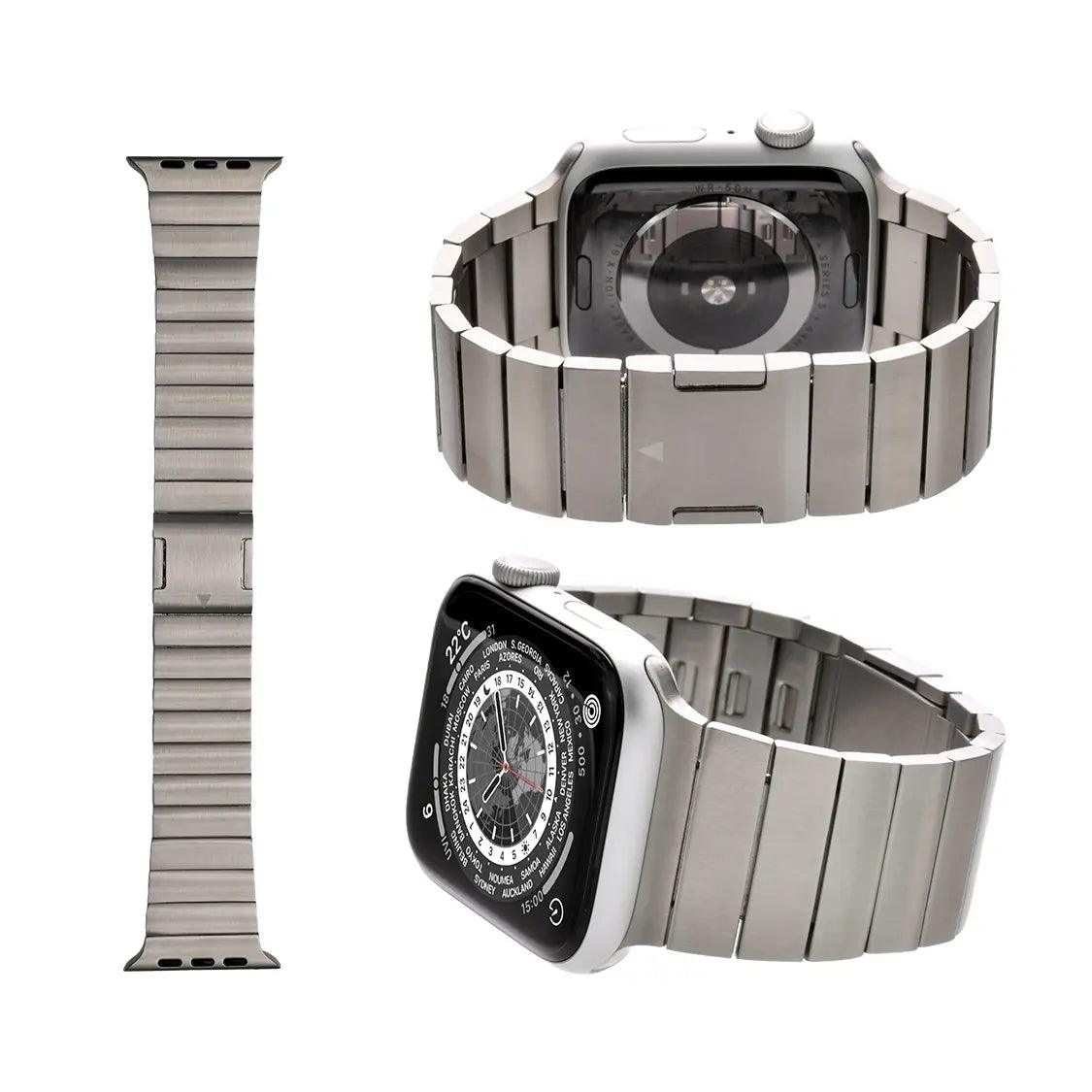 ステンレス マグネット AppleWatch バンド メンズ ベルト ビジネス ステンレス マグネット AppleWatch バンド メンズ ベルト ビジネス