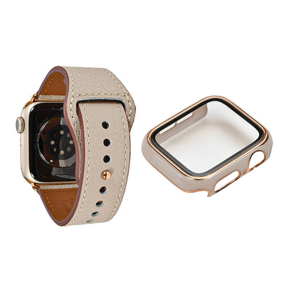 【全20色】 本革 レザー アップルウォッチ バンド Apple Watch ベルト 金属アレルギー対応 シンプル | スマートレザーバンド