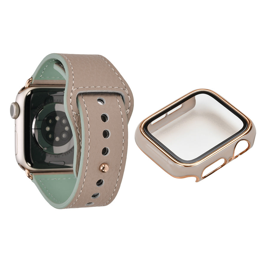 シリーズ11・SE3対応】 本革 レザー アップルウォッチ バンド Apple