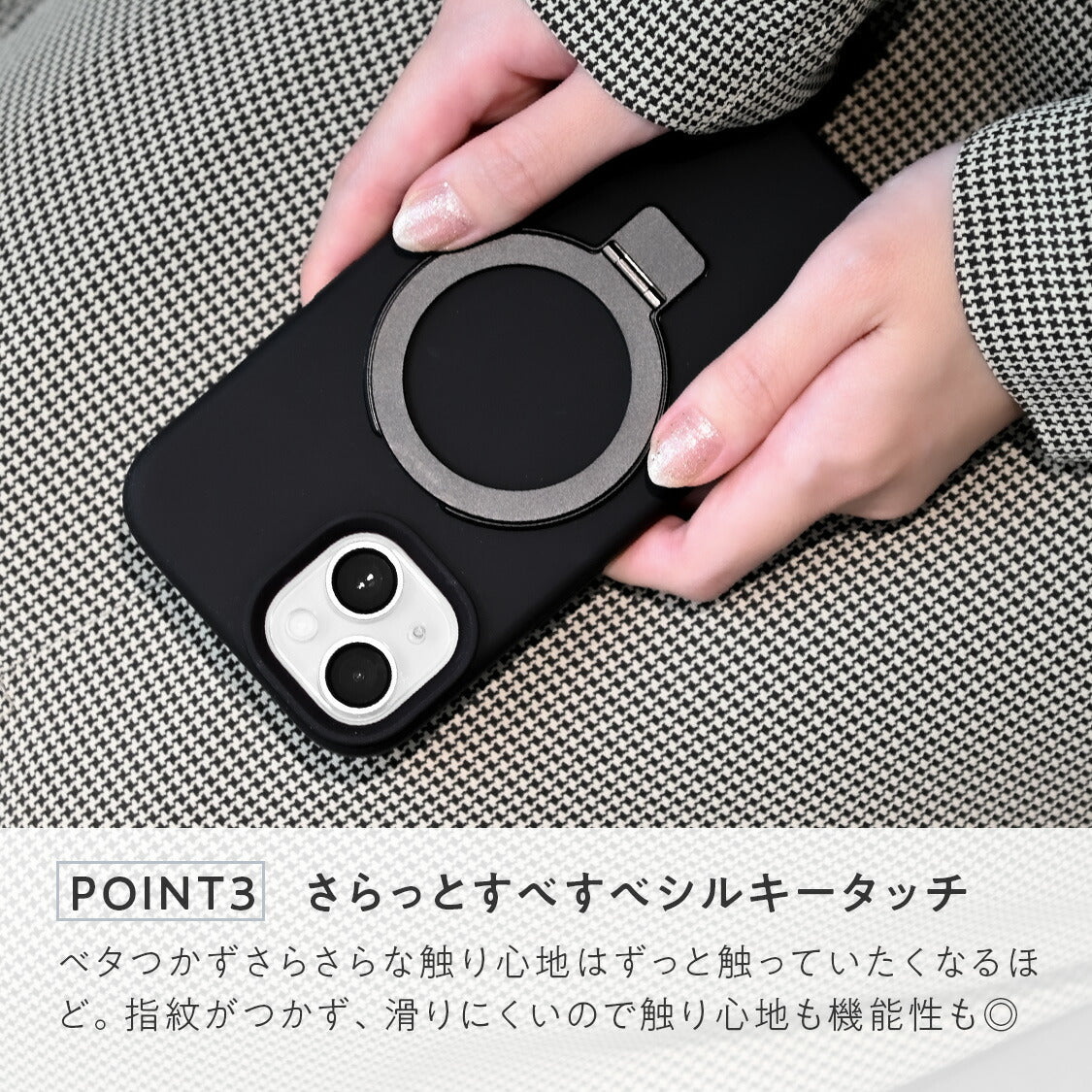 iPhone 18Pro 18ProMAX 17 17 Air 17 Pro 17 Pro Max  対応 縦置き 横置き MagSafe リング付き iPhone ケース パステル 淡色 かわいい  12 13 14 15 16 ＠スムースシリコンマグセーフ