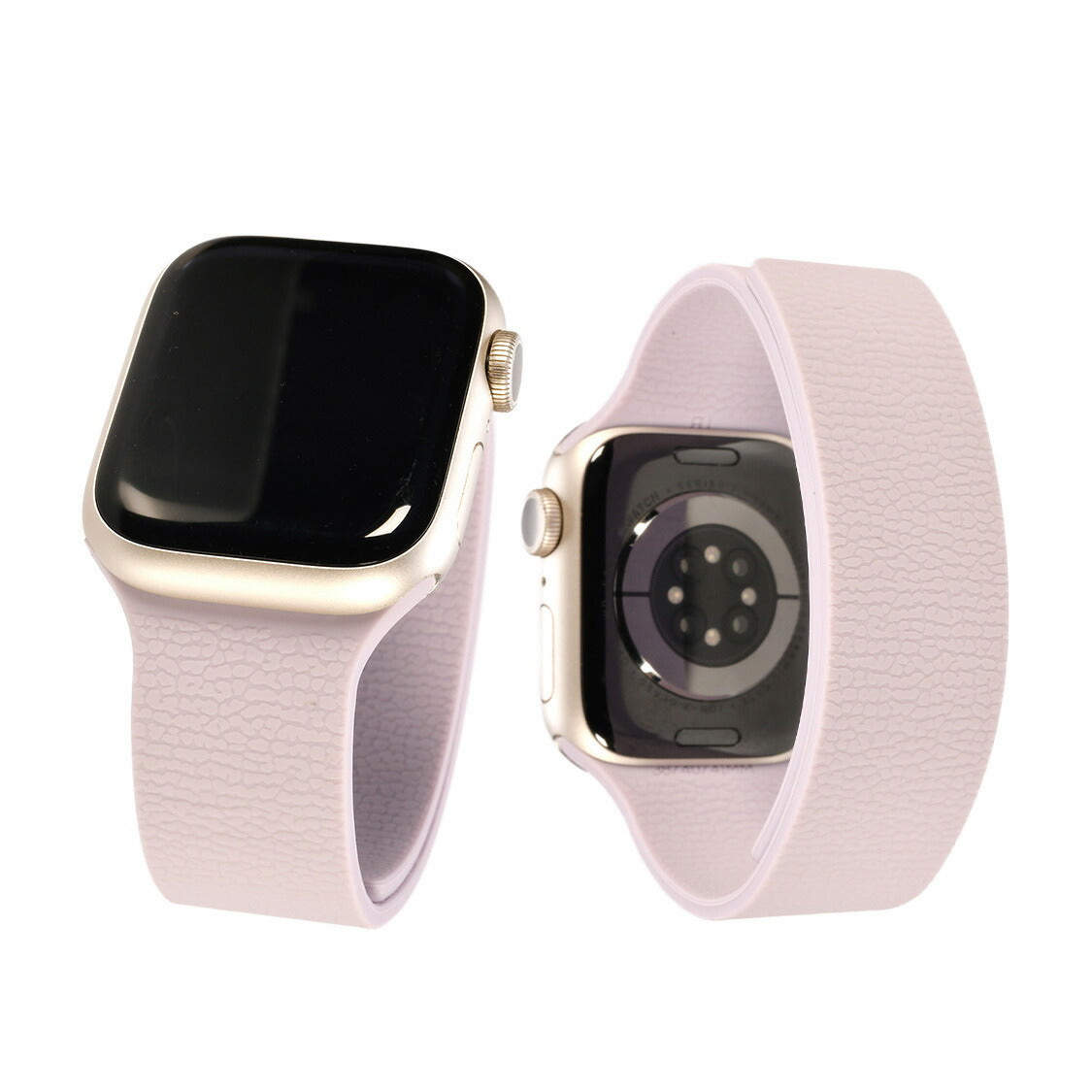 【シリーズ11・SE3対応】マグネットで簡単着脱 Apple Watch（アップルウォッチ）バンド シリコン 金属アレルギー対応 | スムーシー