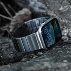 アップルウォッチ バンド ステンレス メンズ マグネット ベルト apple watch series 10 9 8 SE 2 7 SE 6 5 4 3 ULTRA 対応 おしゃれ ビジネス  磁石 38mm 40mm 41mm 42mm 44mm 45mm 49mm ソリッドエース  シルバー 銀