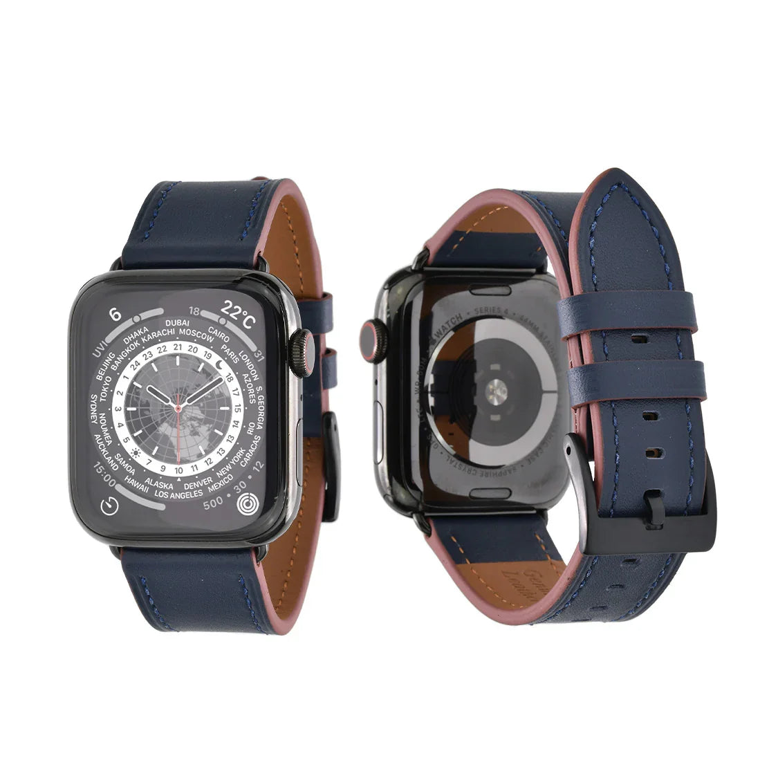 レザー 本革 メンズ Apple Watch バンド 男性 アップルウォッチ ビジネス 人気 ベルト 【シリーズ11・SE3対応】 | スタイリッシュレザーバンド