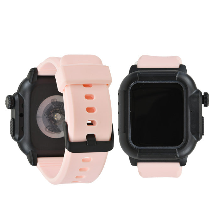 AppleWatch （ アップルウォッチ ） バンド スポーツ アウトドア おすすめ　シリコン 一体型 ベルト 40mm 44mm |タフネス スポーツ