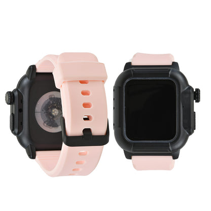 AppleWatch （ アップルウォッチ ） バンド スポーツ アウトドア おすすめ　シリコン 一体型 ベルト 40mm 44mm |タフネス スポーツ