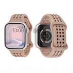 エイル | スポーツAppleWatch  シリコンバンド 防水 通気性がいい グレー くすみ