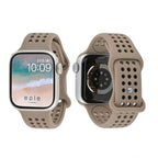 エイル | スポーツAppleWatch  シリコンバンド 防水 通気性がいい グレー くすみ