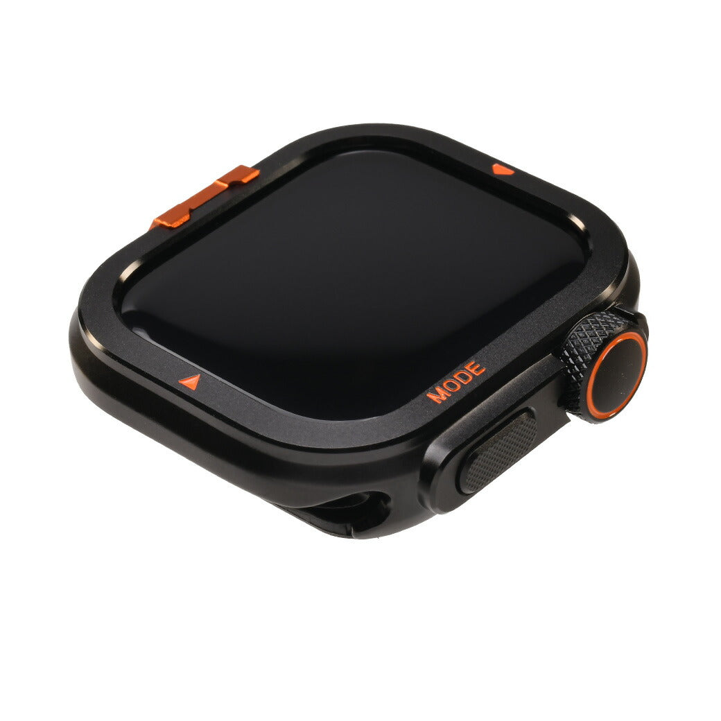 再入荷　49mm  アップルウルトラ　ケース Apple Watch カバー ケース メンズ 男性 かっこいい 頑丈 メタル 46mm