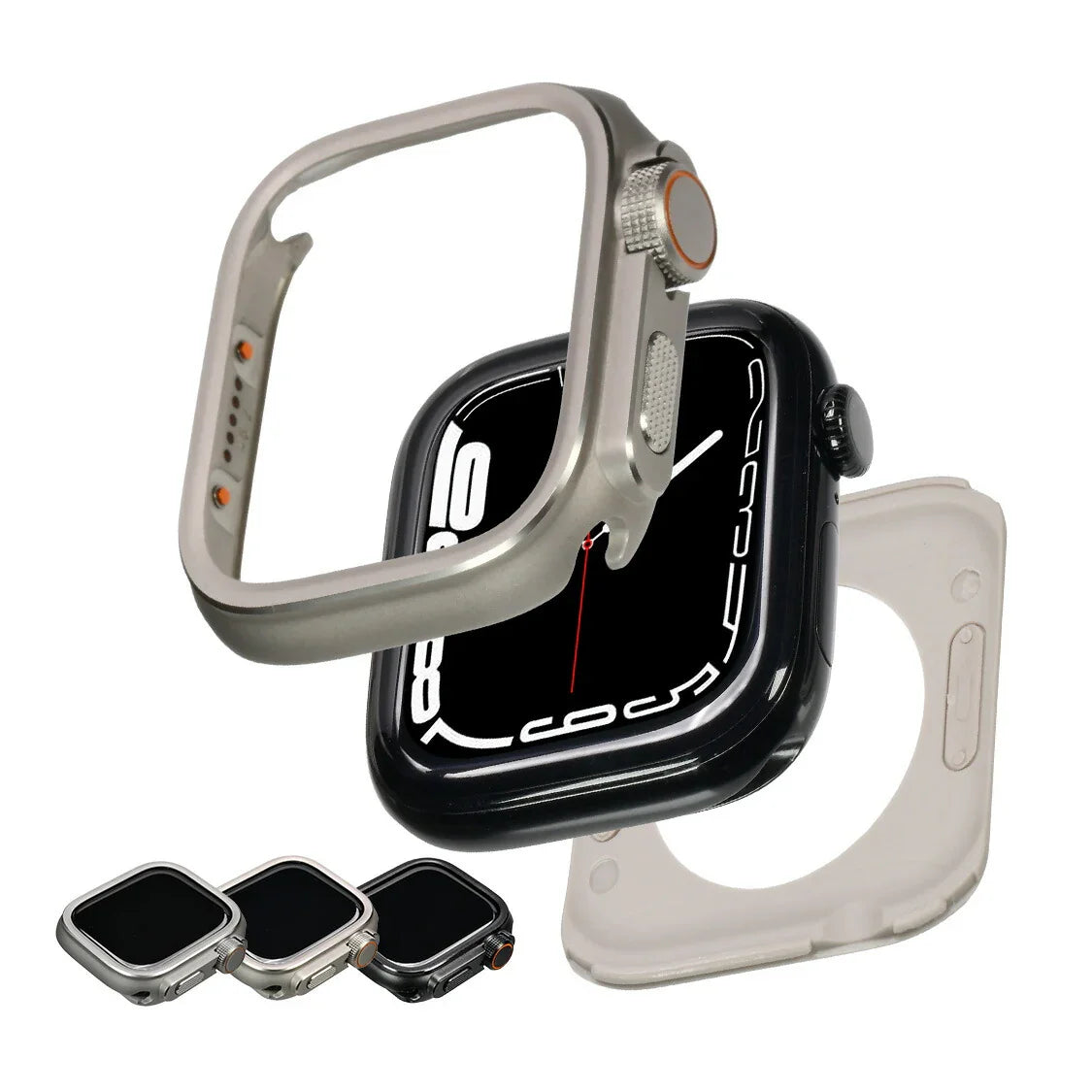 Apple Watch カバー ケース メンズ 男性 かっこいい 頑丈 メタル 46mm 49mm  【シリーズ11・SE3・Ultra3対応】 | ウルトラケース