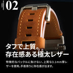 アップルウォッチ バンド 革 高級  メンズ  | SOLID  刀 カタナ 古 イニシエ