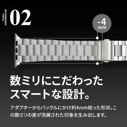 ソリッドスリム | AppleWatch（アップルウォッチ）ステンレスバンド