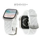 【Apple Watch バンド 41/40/38mm】シリコンバンド (ホワイト) for Apple Watch SE(第2/1世代)/Series9/8/7/6/5/4/3/2/1