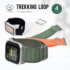 アウトドア におすすめ ナイロン Apple Watch ultra メンズ スポーツ バンド 柔軟 軽い アップルウォッチ バンド  ベルト 10 9 8 9 SE2 7 6 SE 5 4 3 49mm 46mm 45mm 44mm 42m 41mm |トレッキングループ