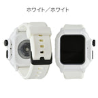 applewatchバンド44mm 40mm アップルウォッチバンド スポーツ シリコン シリコンバンド おしゃれ レディース メンズ 軽量 送料無料 シリーズ Series SE 6 5 4 1男女兼用 おしゃれ タフネス りんご堂 ホワイト 白